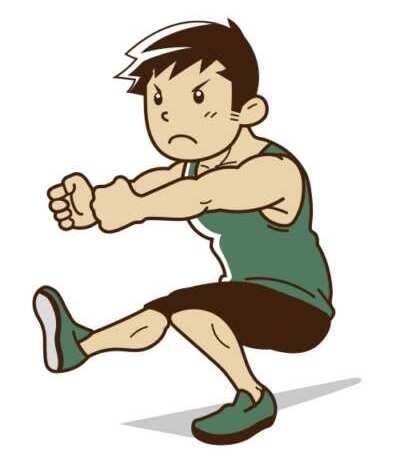 片足スクワット