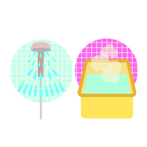 お湯・冷水