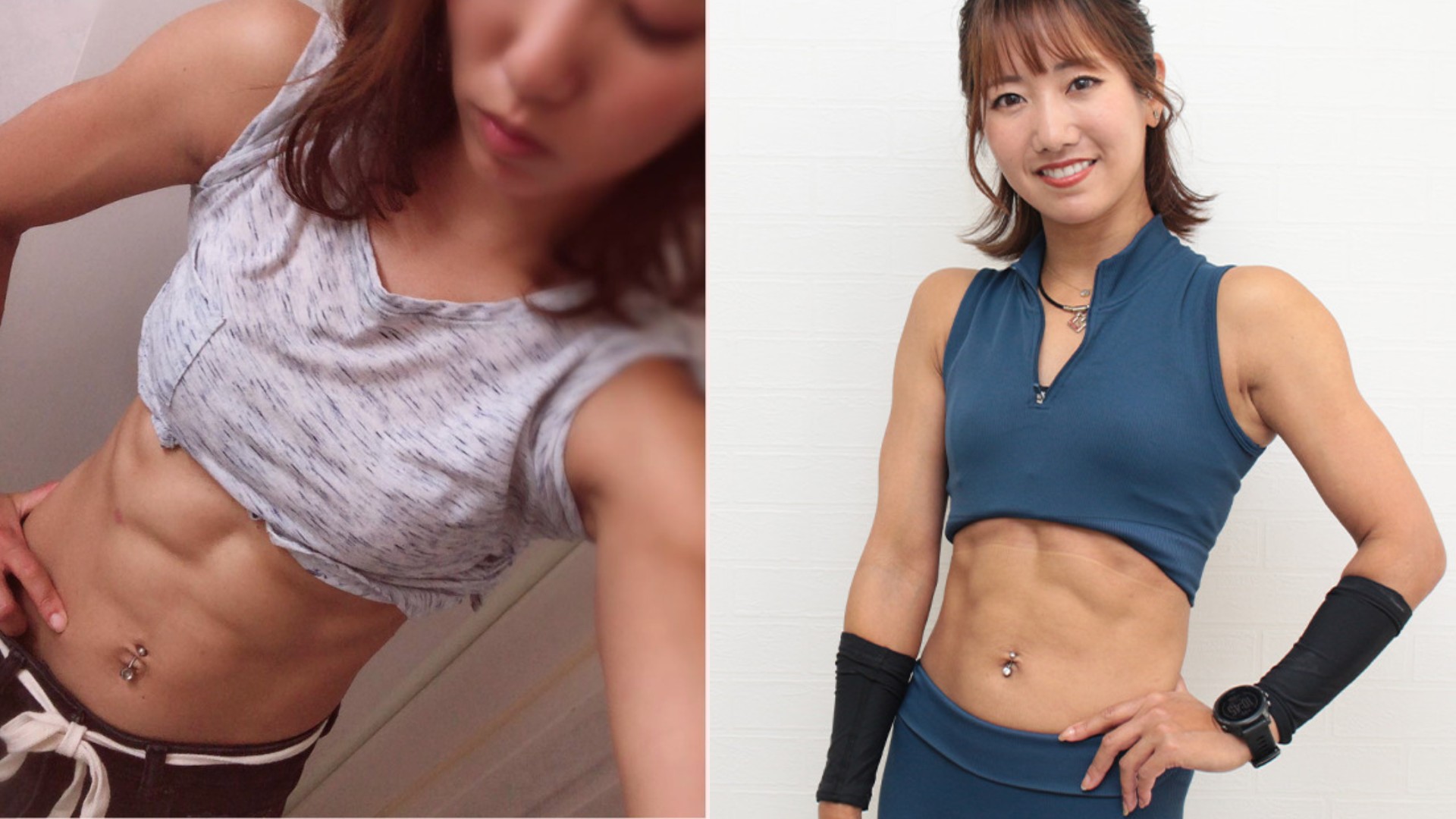MIHOさん腹筋