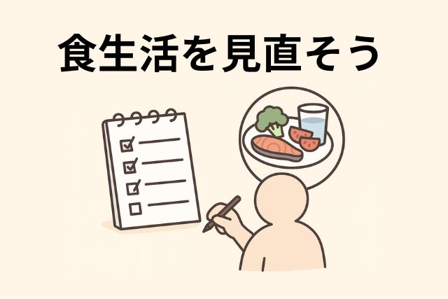 まずは食生活の見直しから