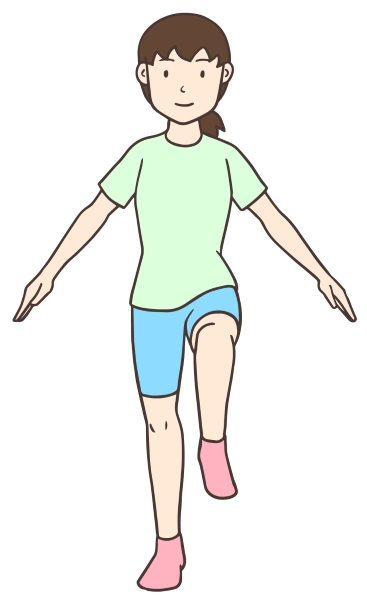 片足立ちチェック