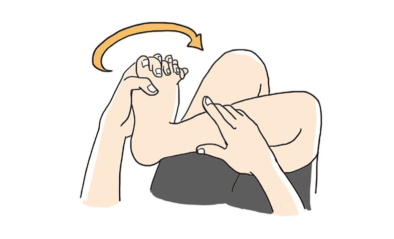足裏ストレッチ