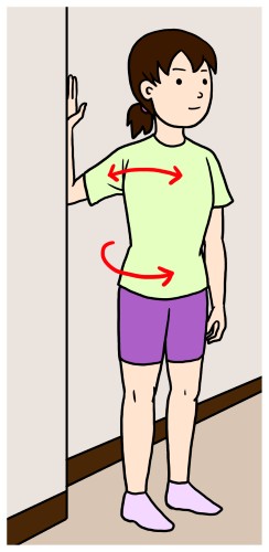 胸ストレッチ
