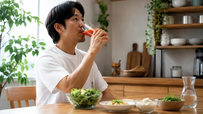 トマトジュースを毎日飲むとどんな効果がある_1日1本飲み続けた結果のメリット_デメリット